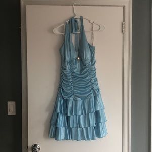 Halter top cocktail dress